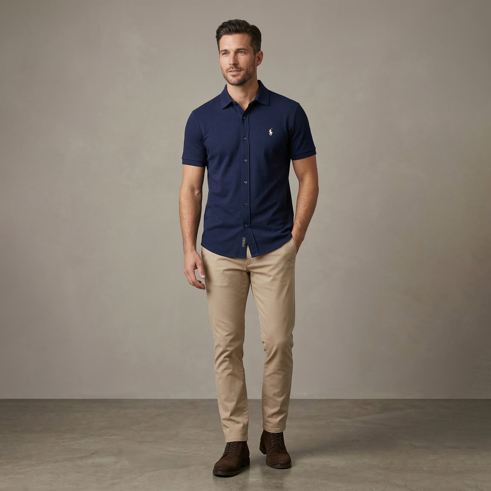 Lorvex Navy Polo