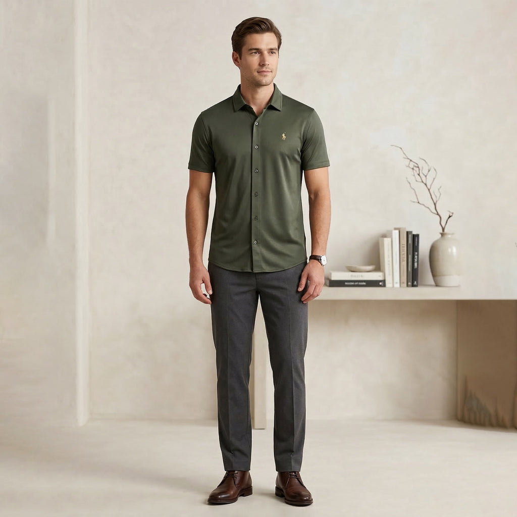 Zenvor Olive Polo