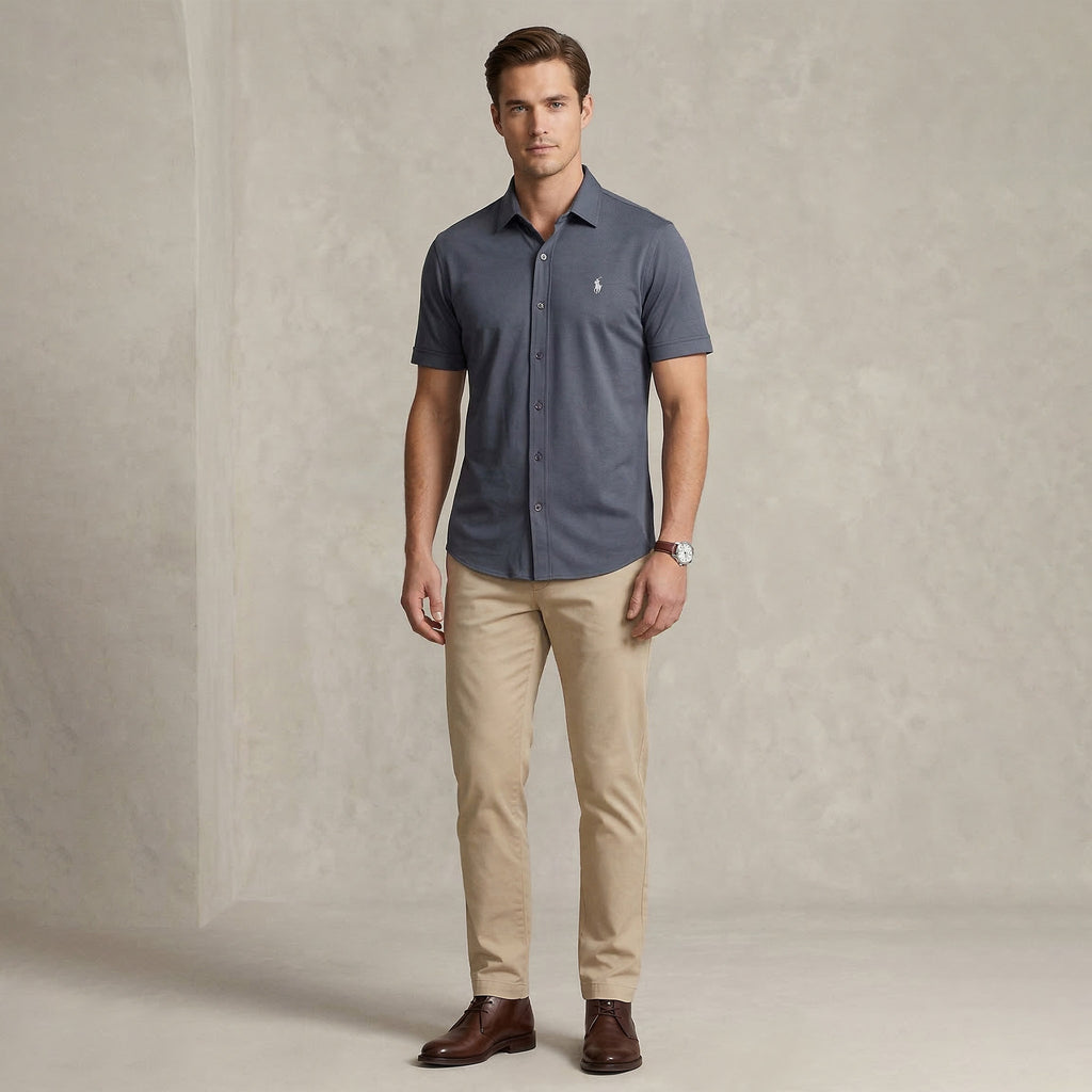 Dark Grey Polo